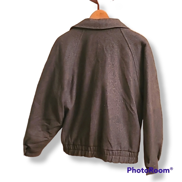 Givenchy Monsieur Gray Wool Blend Bomber Jacket - Picture 5 of 10